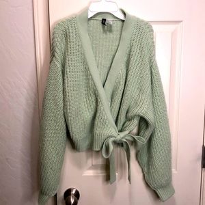 Divided knit sweater top, Small, worn once